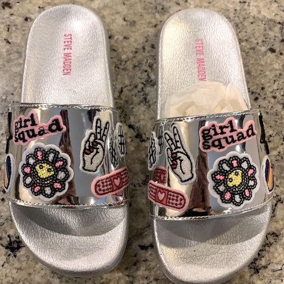Steve Madden Other - BRAND NEW Madden Girls Squad slides
